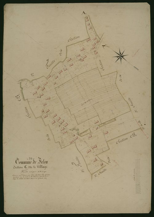 Commune de Felon (9 feuilles).
