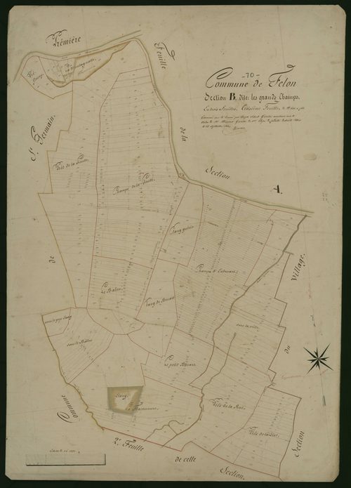Commune de Felon (9 feuilles).