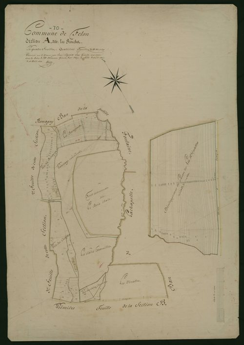 Commune de Felon (9 feuilles).