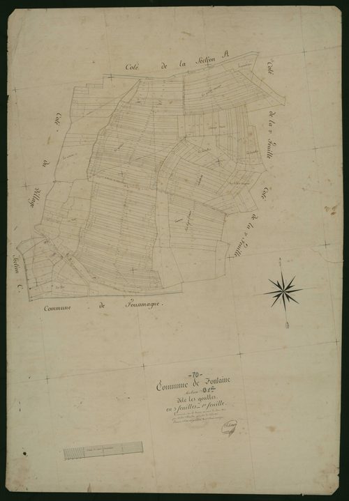 Commune de Fontaine (8 feuilles).
