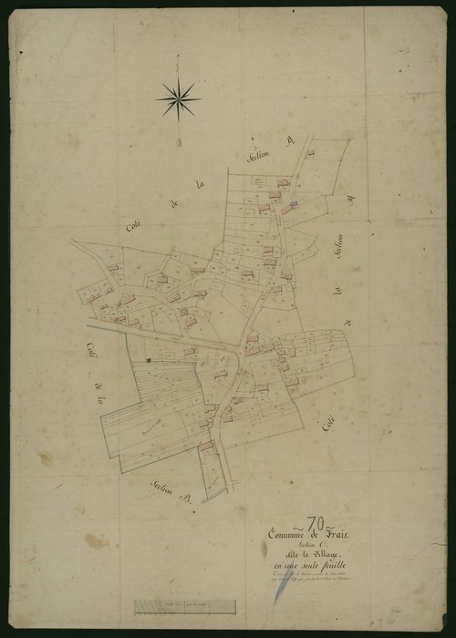 Commune de Frais (7 feuilles).