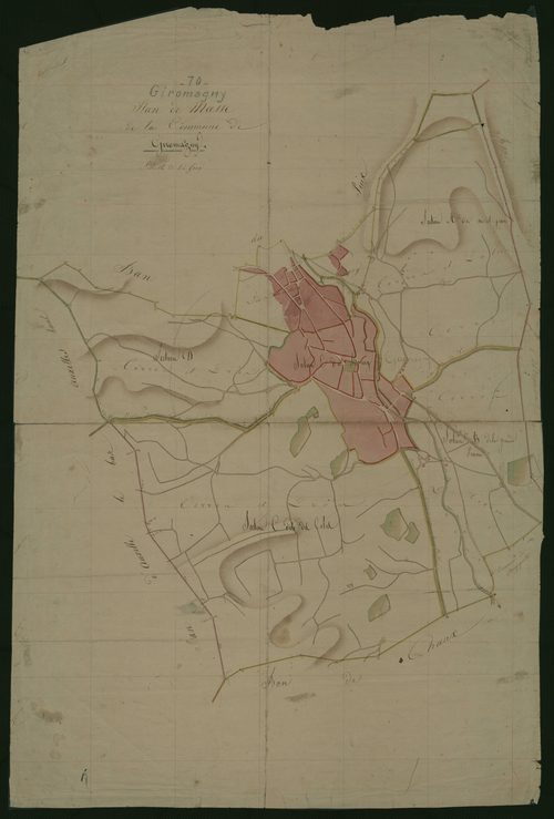 Commune de Giromagny (7 feuilles).