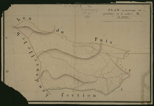 Commune de Giromagny (7 feuilles).