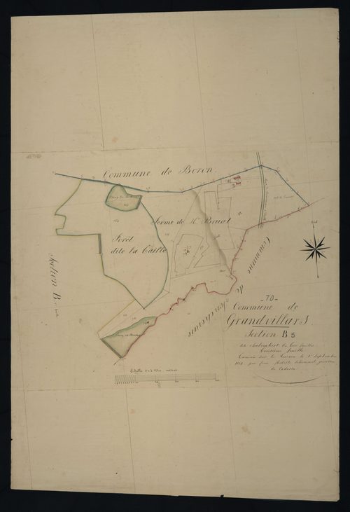 Commune de Grandvillars (13 feuilles).
