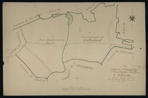 Commune de Grandvillars (13 feuilles).