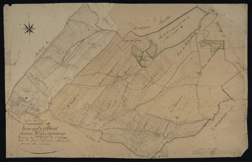 Commune de Grandvillars (13 feuilles).