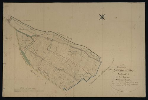 Commune de Grandvillars (13 feuilles).