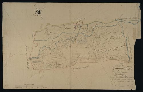 Commune de Grandvillars (13 feuilles).