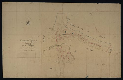 Commune de Grosne (5 feuilles).