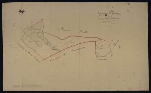 Commune de Grosne (5 feuilles).