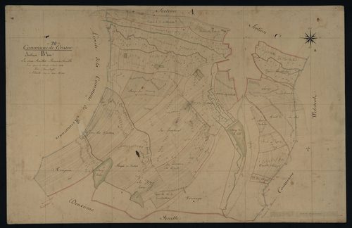 Commune de Grosne (5 feuilles).