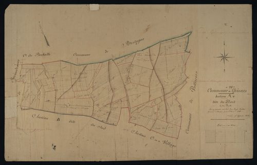 Commune de Grosne (5 feuilles).