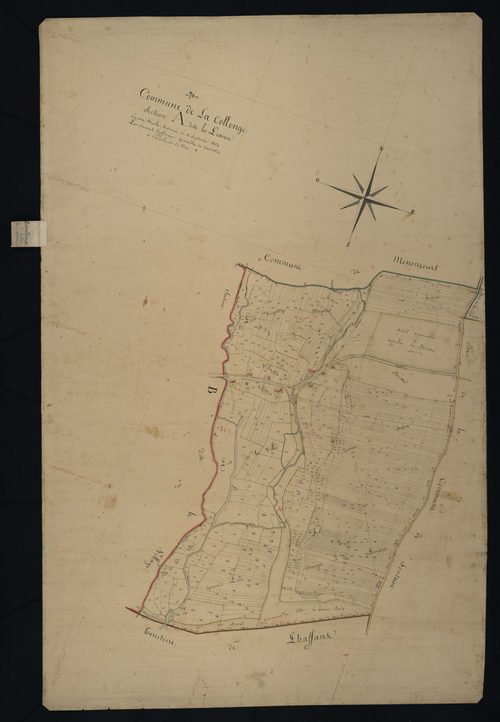 Commune de Lacollonge (3 feuilles).