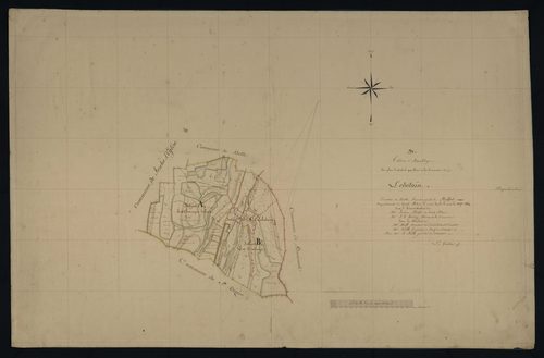 Commune de Lebetain (4 feuilles).