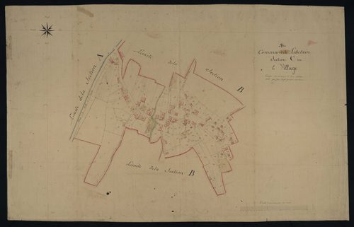 Commune de Lebetain (4 feuilles).