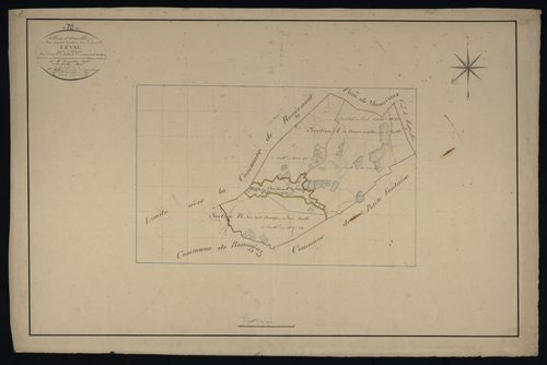 Commune de Leval (5 feuilles).
