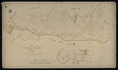 Commune de Leval (5 feuilles).