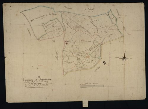 Commune de Menoncourt (5 feuilles).