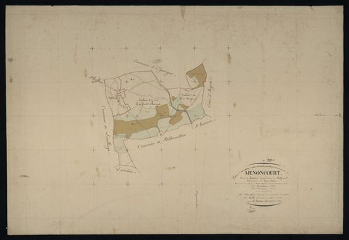 Commune de Menoncourt (5 feuilles).