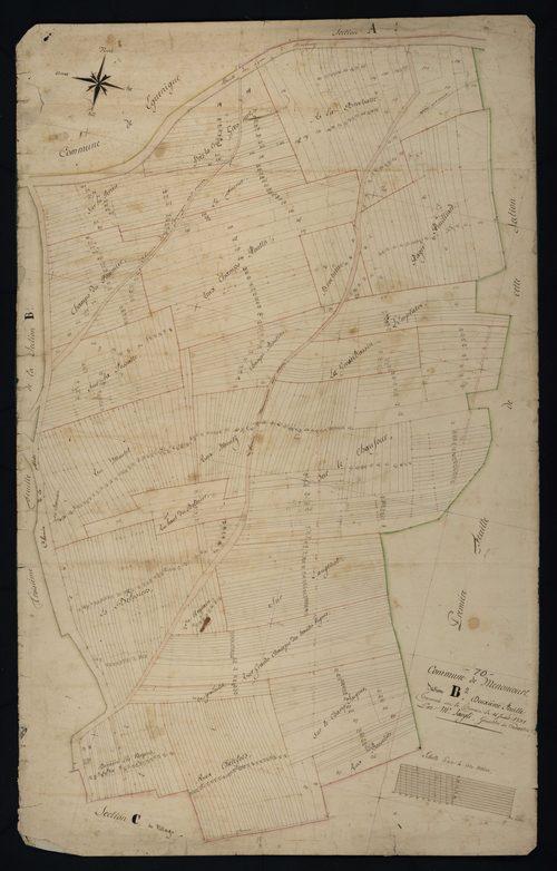 Commune de Menoncourt (5 feuilles).