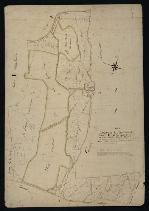 Commune de Menoncourt (5 feuilles).