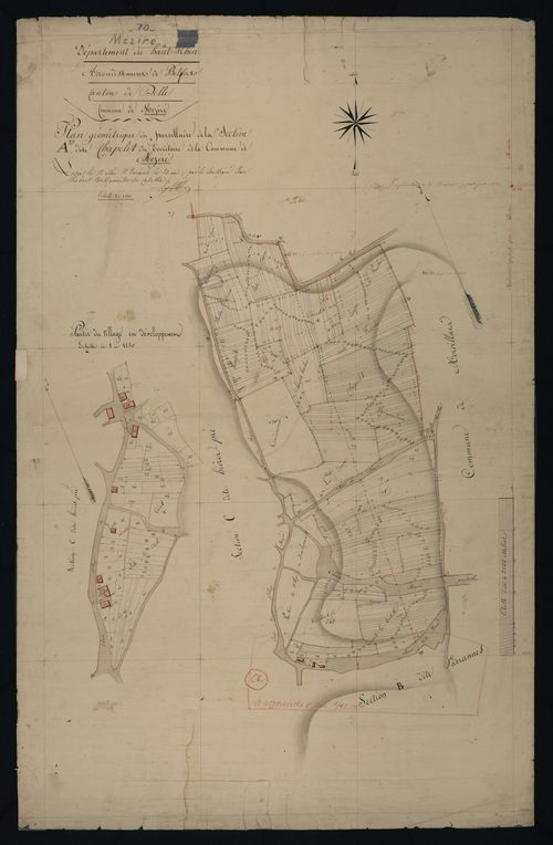 Commune de Méziré (5 feuilles).