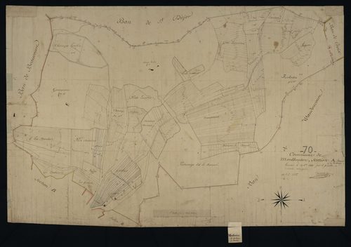 Commune de Montbouton (4 feuilles).