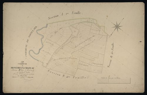 Commune de Montreux-Château (13 feuilles).