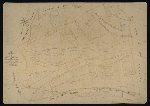 Commune de Montreux-Château (13 feuilles).
