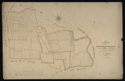 Commune de Montreux-Château (13 feuilles).