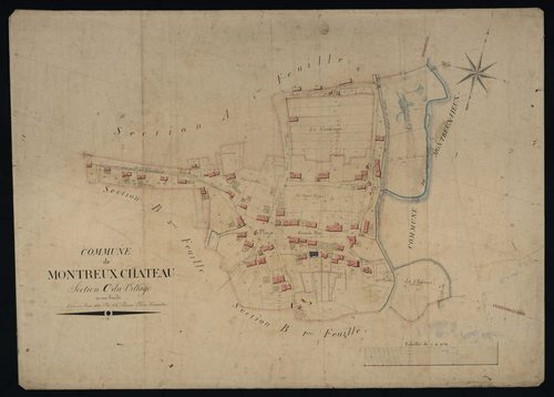 Commune de Montreux-Château (13 feuilles).