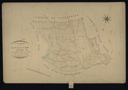 Commune de Novillard (5 feuilles).