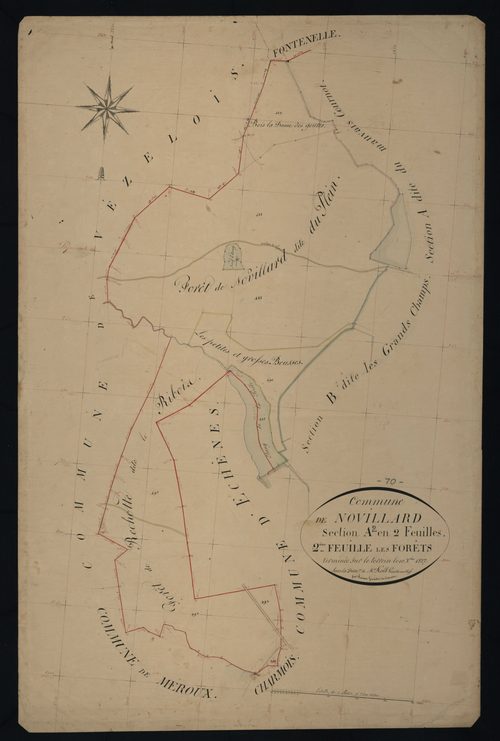Commune de Novillard (5 feuilles).