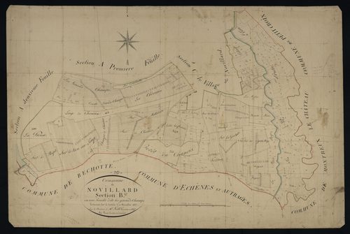 Commune de Novillard (5 feuilles).