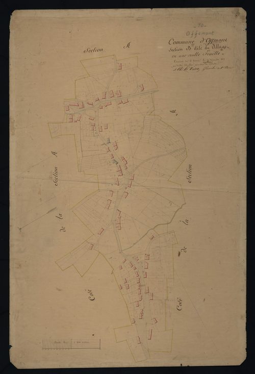Commune d'Offemont (5 feuilles).