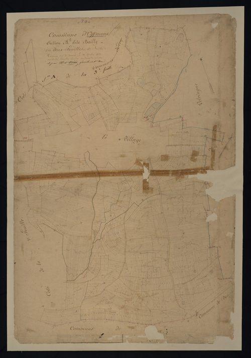 Commune d'Offemont (5 feuilles).