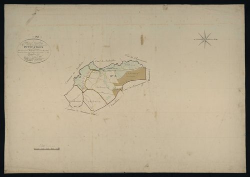 Commune de Petit-Croix (10 feuilles).