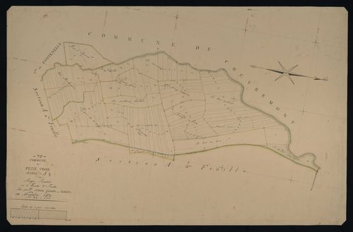 Commune de Petit-Croix (10 feuilles).