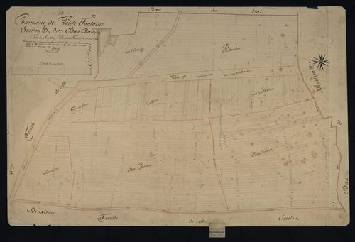Commune de Petitefontaine (8 feuilles).