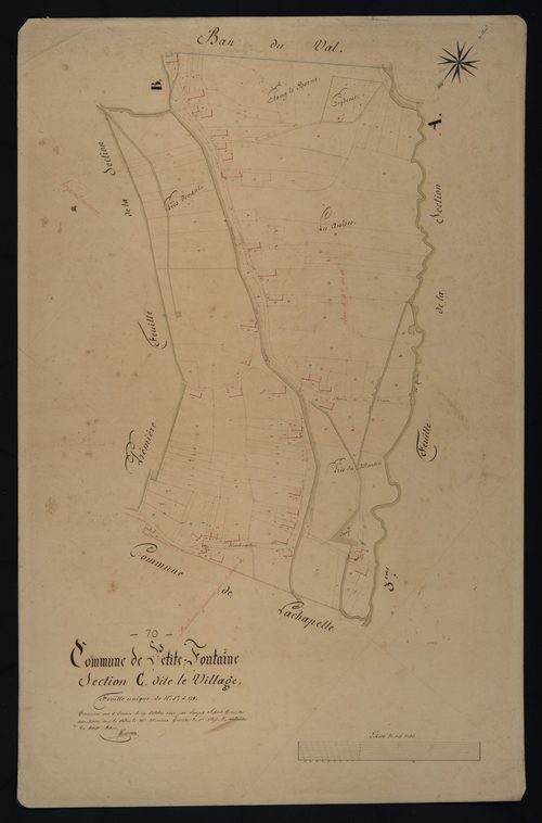 Commune de Petitefontaine (8 feuilles).