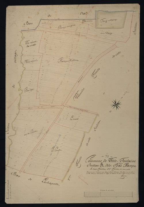 Commune de Petitefontaine (8 feuilles).