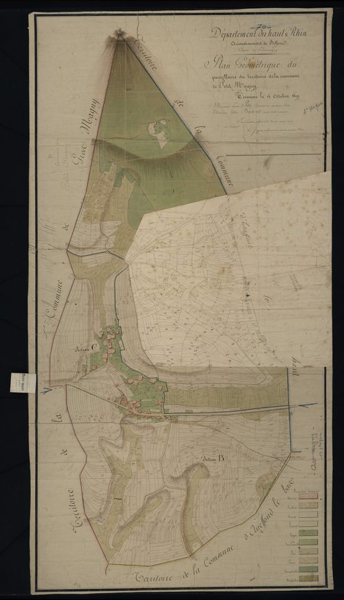 Commune de Petitmagny (2 feuilles).