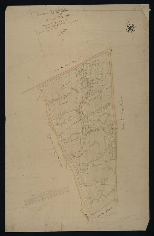 Commune de Réchésy (11 feuilles).