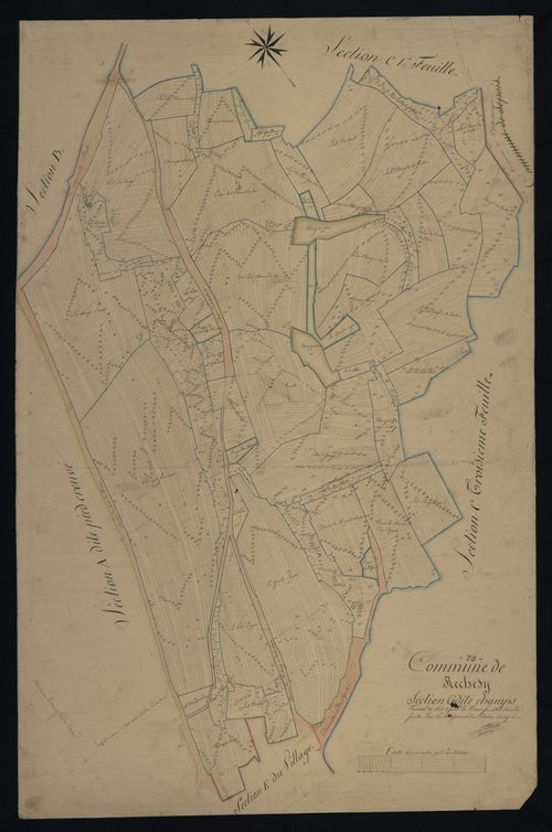 Commune de Réchésy (11 feuilles).