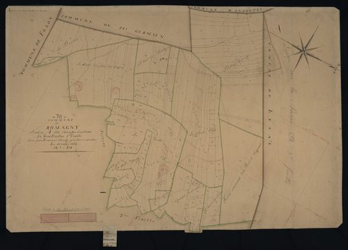 Commune de Romagny (7 feuilles).
