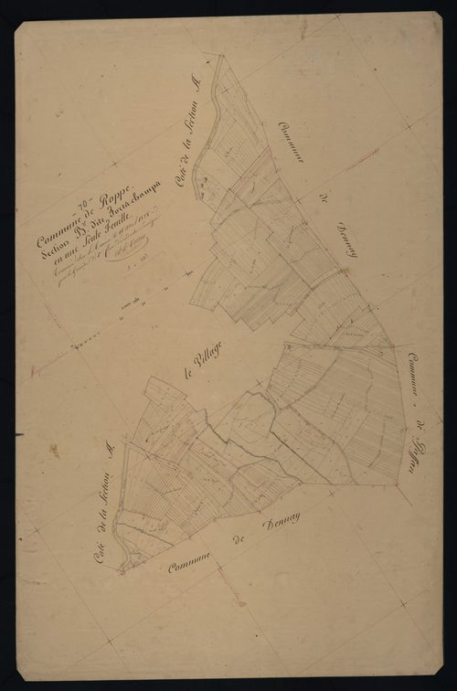 Commune de Roppe (7 feuilles).