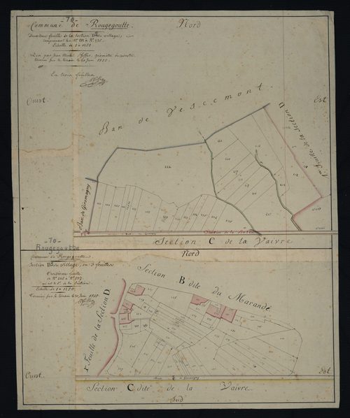 Commune de Rougegoutte (8 feuilles).