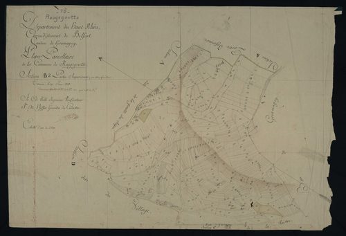 Commune de Rougegoutte (8 feuilles).