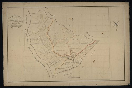 Commune de Rougemont-le-Château (14 feuilles).
