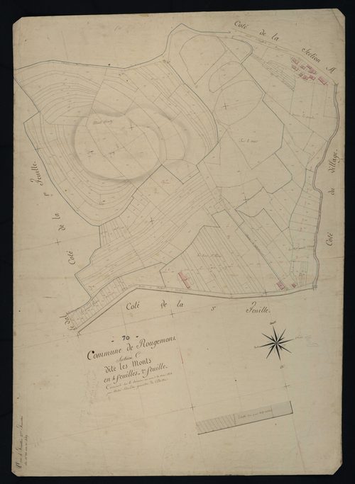 Commune de Rougemont-le-Château (14 feuilles).